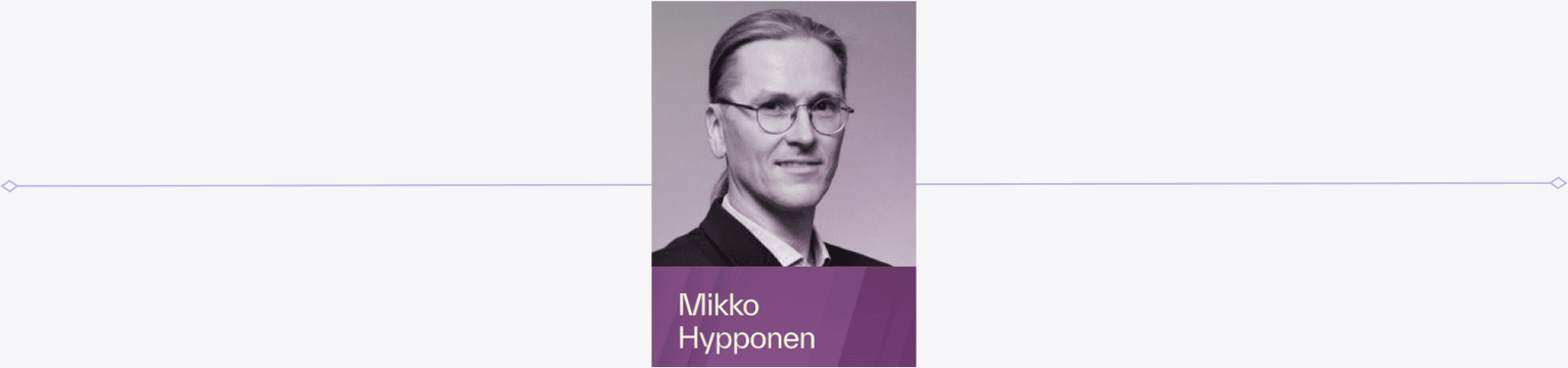 Cybersecurity Influencers Mikko Hypponen