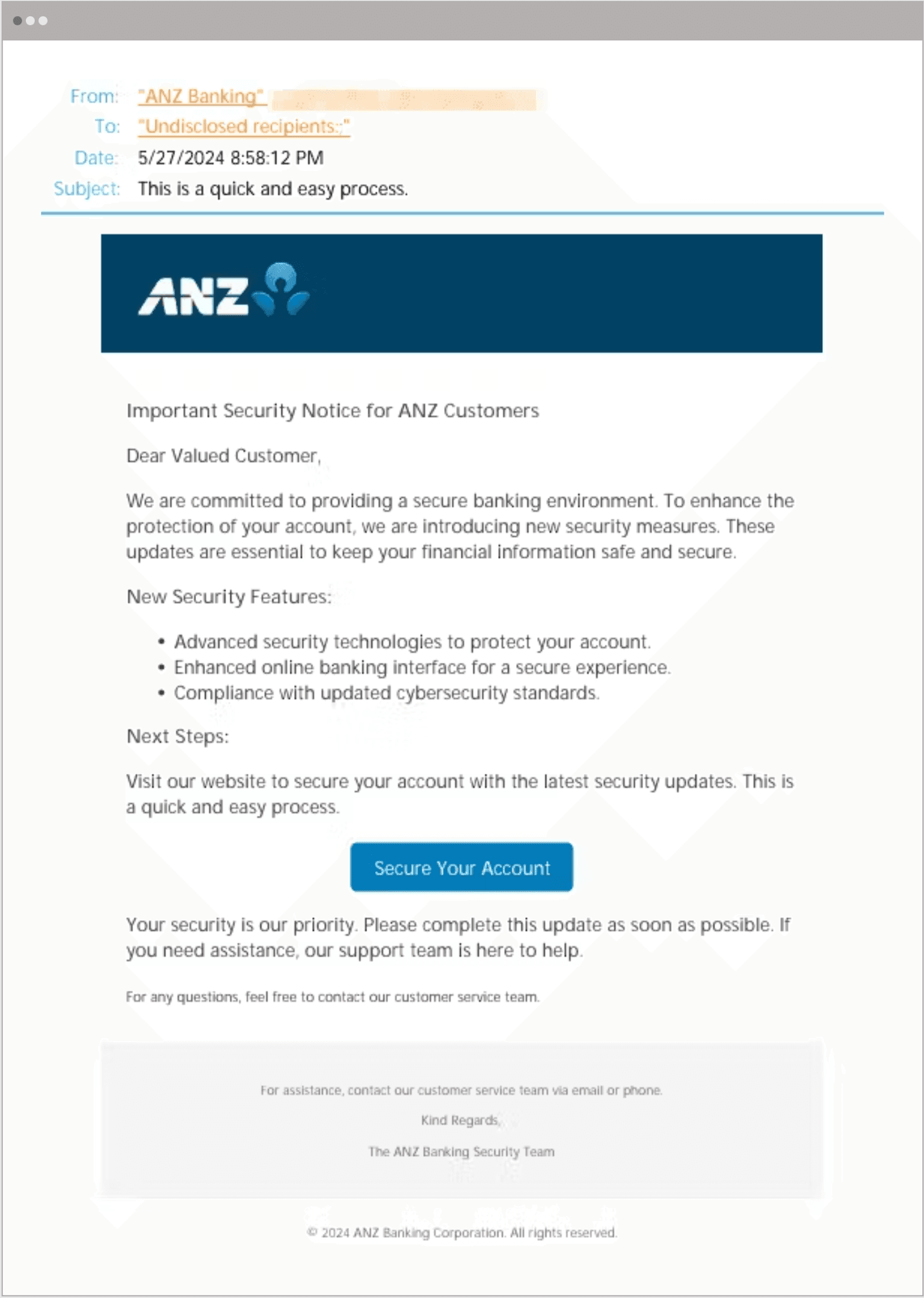 Q2 2024 Attacks ANZ Impersonation Email F