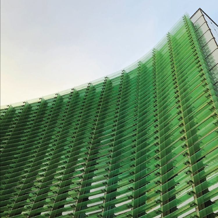 Blog green glass building
