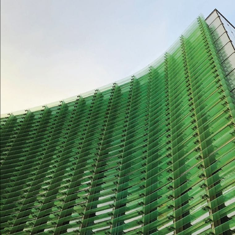 Blog green glass building