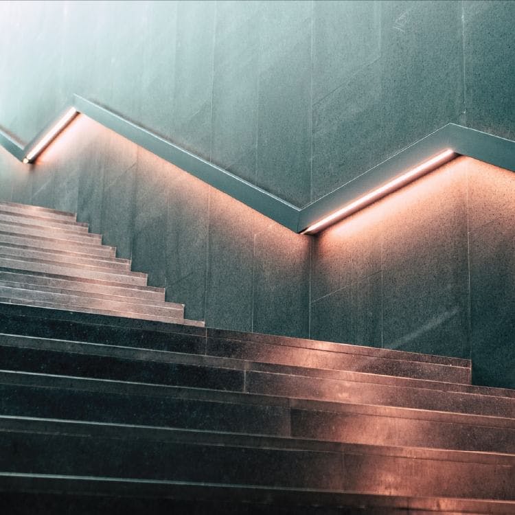Blog light stairs