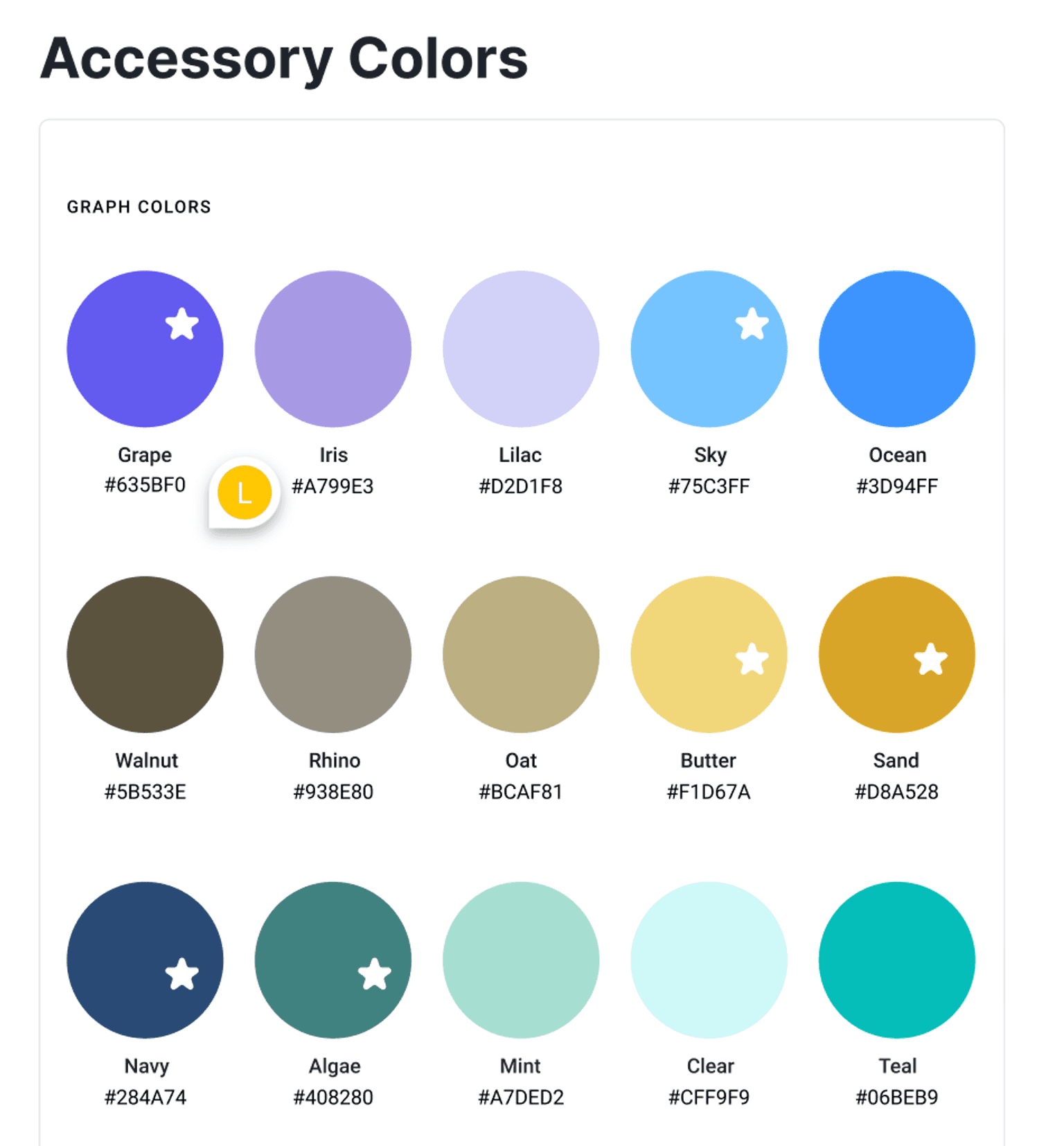 Design accessory colors